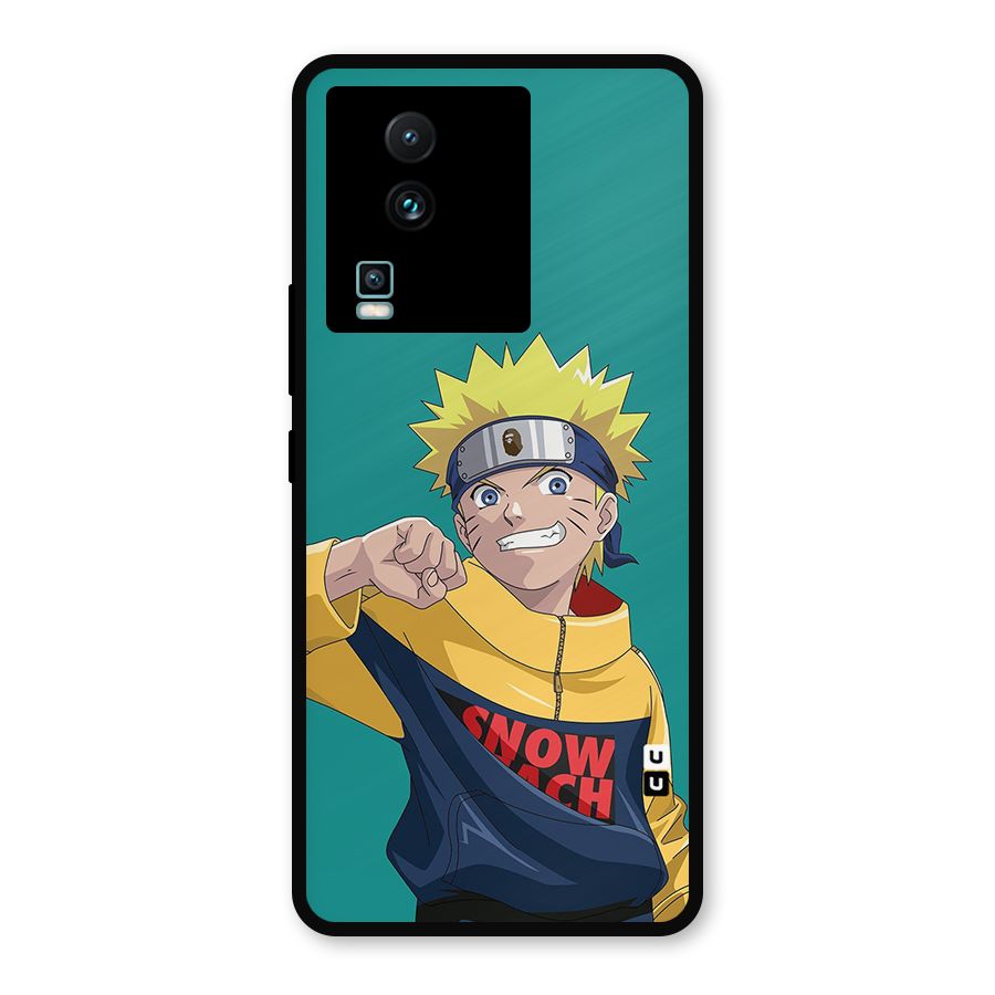 Naruto Snow Beach Art Metal Back Case for iQOO Neo 7 Pro