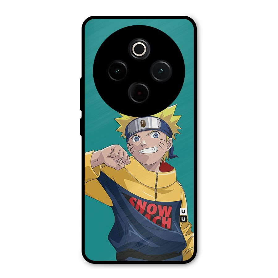 Naruto Snow Beach Art Metal Back Case for iQOO Z10
