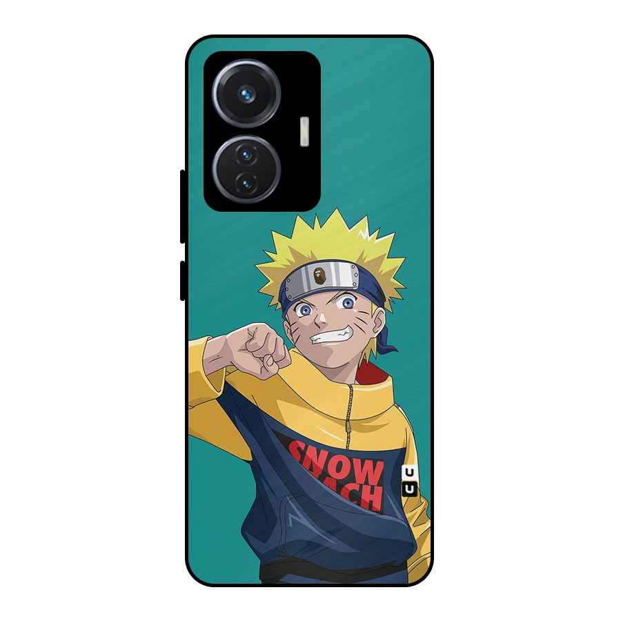 Naruto Snow Beach Art Metal Back Case for iQOO Z6 44W