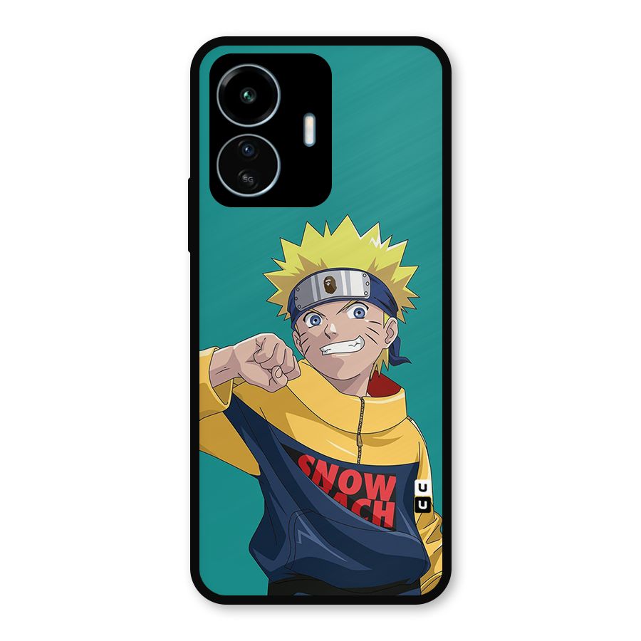 Naruto Snow Beach Art Metal Back Case for vivo iQOO Z6 Lite 5G