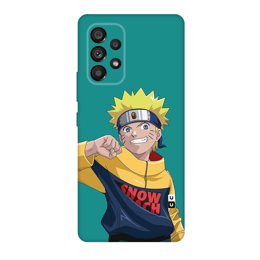 Naruto Snow Beach Art Original Polycarbonate Back Case for Galaxy A53 5G