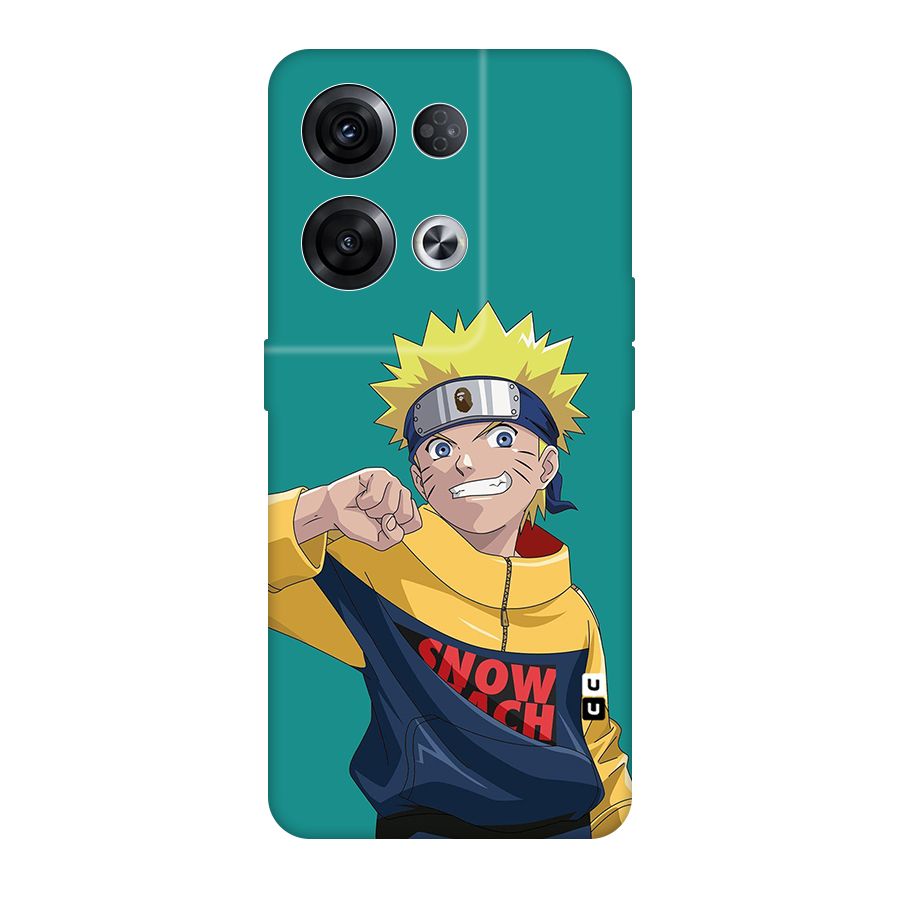 Naruto Snow Beach Art Original Polycarbonate Back Case for Oppo Reno8 Pro 5G
