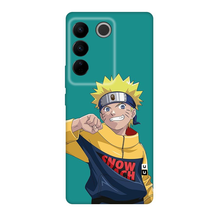 Naruto Snow Beach Art Original Polycarbonate Back Case for Vivo V27