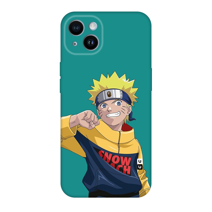 Naruto Snow Beach Art Original Polycarbonate Back Case for iPhone 14