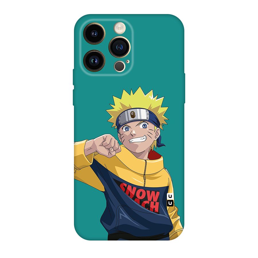 Naruto Snow Beach Art Original Polycarbonate Back Case for iPhone 14 Pro Max