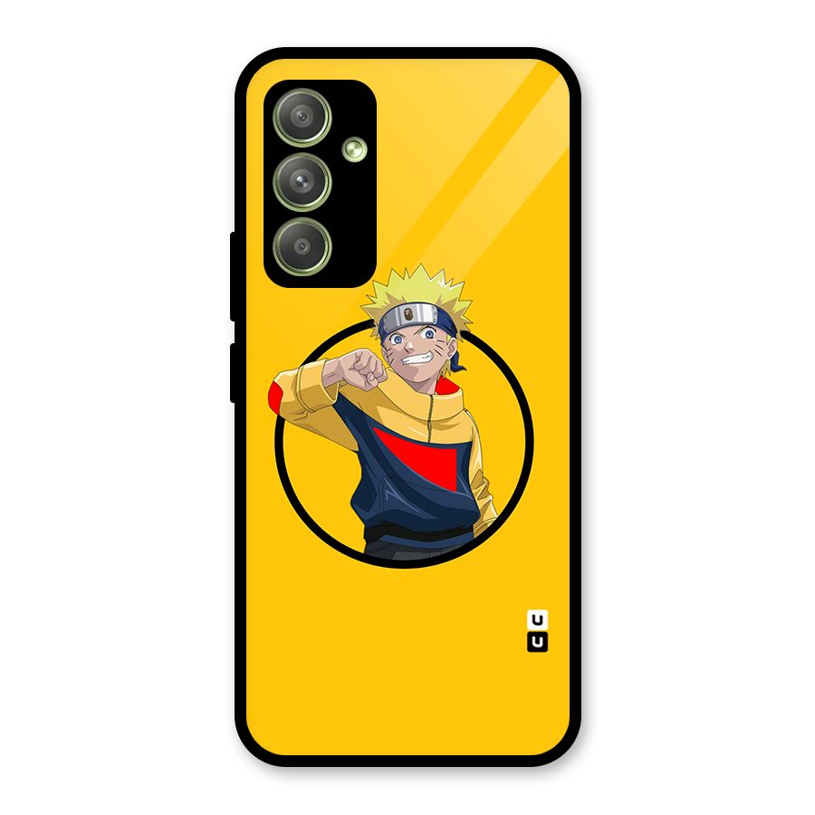 Naruto Sports Art Glass Back Case for Galaxy A54