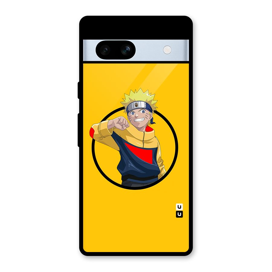 Naruto Sports Art Glass Back Case for Google Pixel 7a