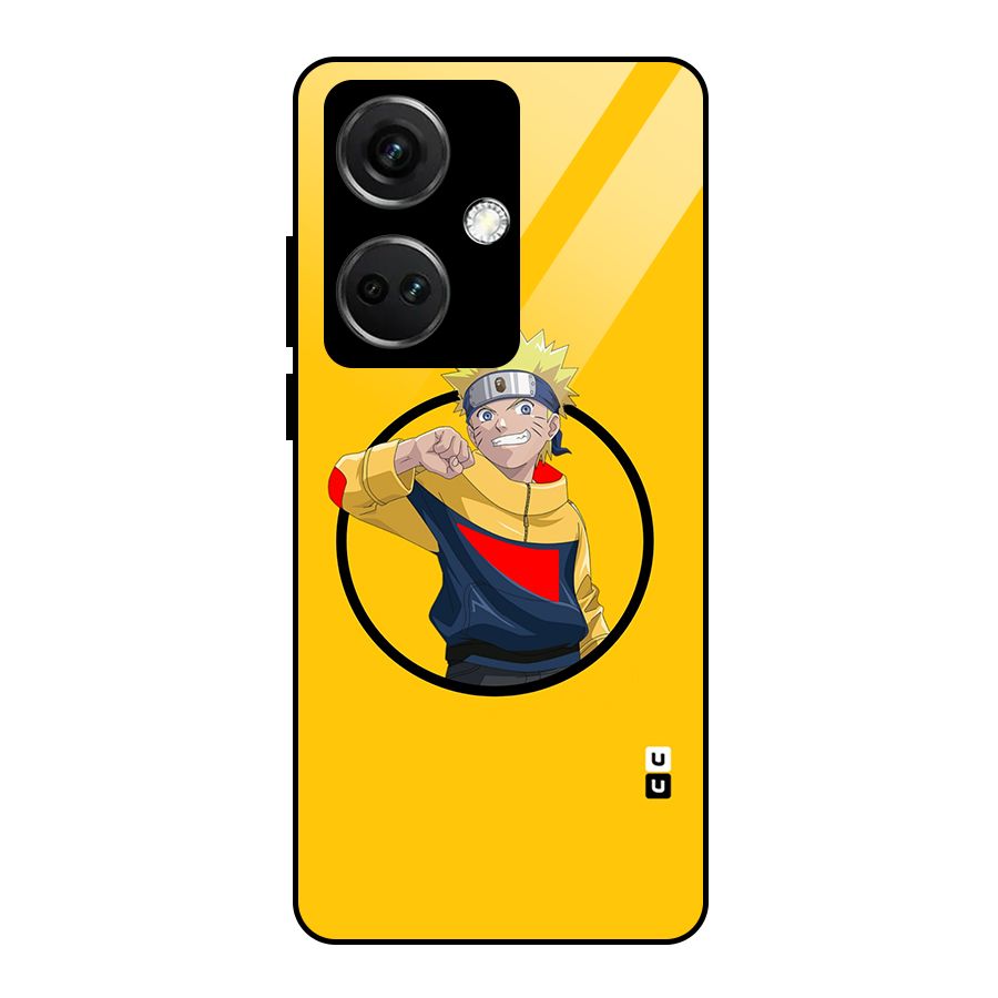 Naruto Sports Art Glass Back Case for OnePlus Nord CE 3 5G
