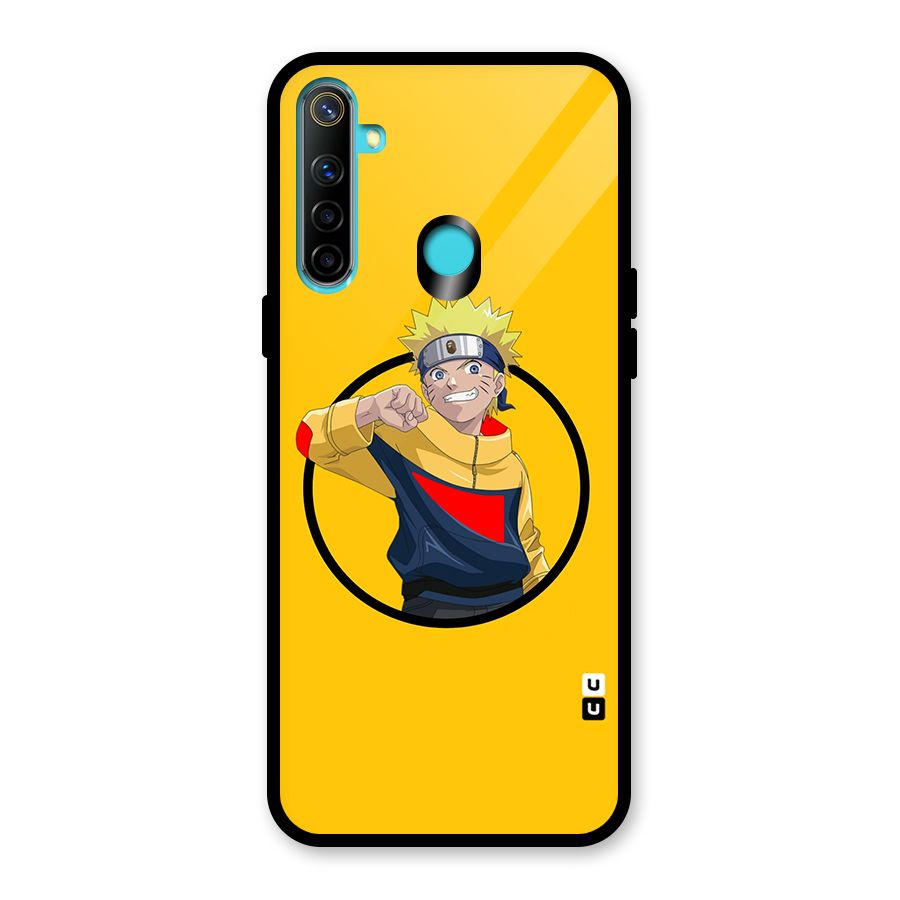 Naruto Sports Art Glass Back Case for Realme 5