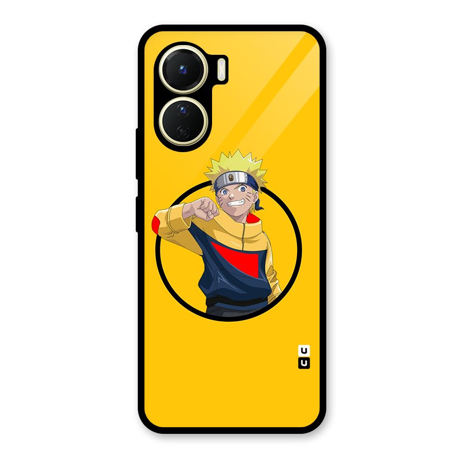 Naruto Sports Art Glass Back Case for Vivo Y16