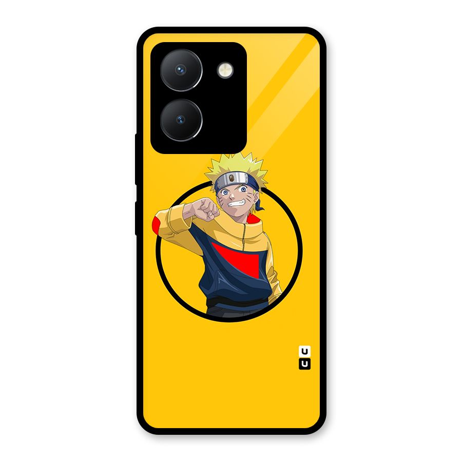 Naruto Sports Art Glass Back Case for Vivo Y36