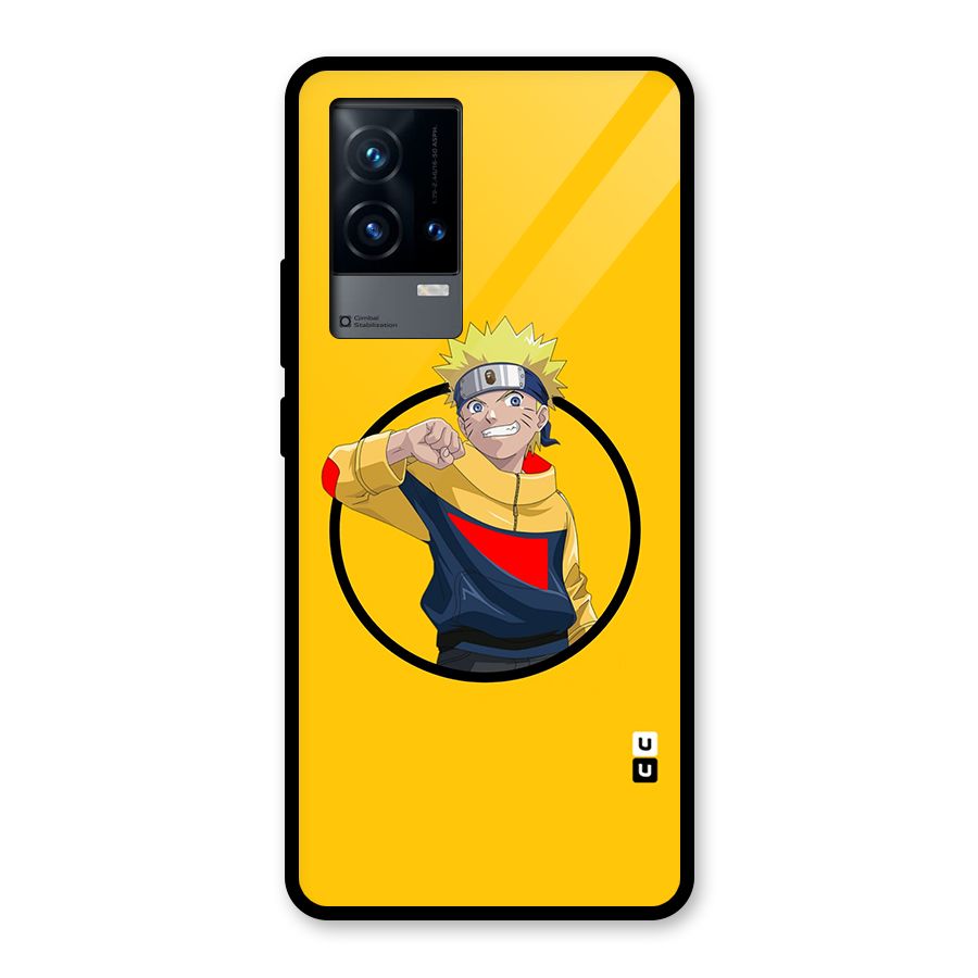 Naruto Sports Art Glass Back Case for iQOO 9 5G