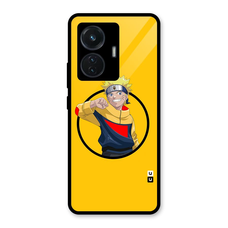 Naruto Sports Art Glass Back Case for iQOO Z6 44W