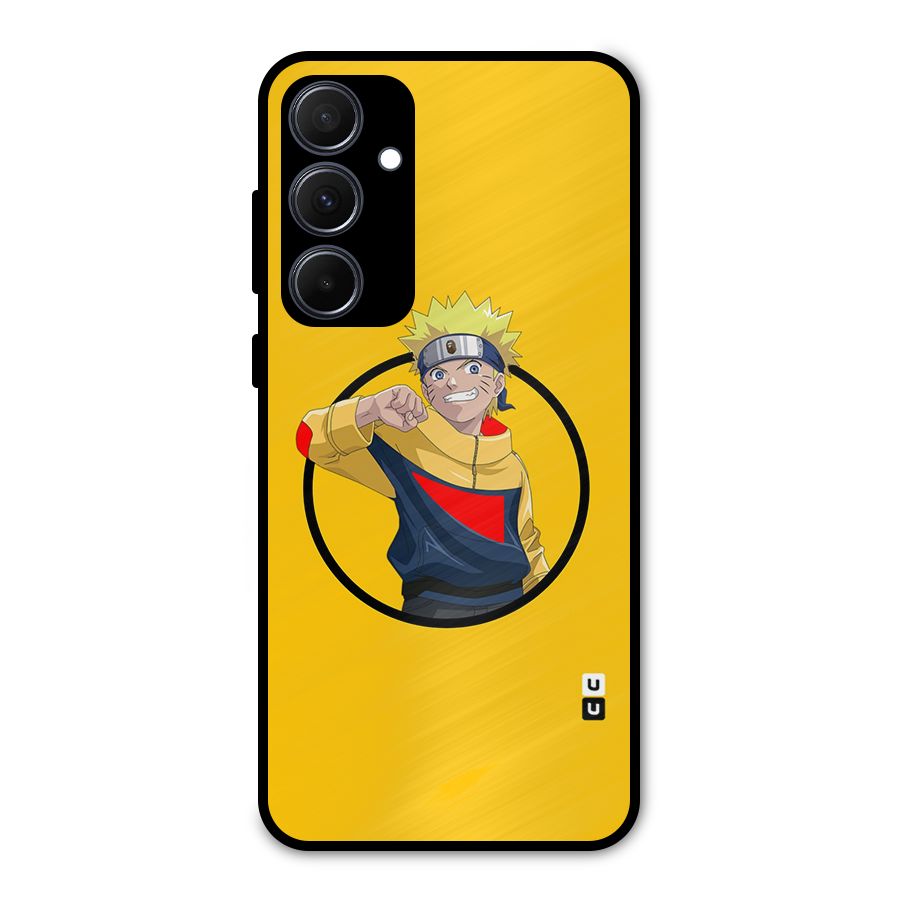 Naruto Sports Art Metal Back Case for Galaxy A35