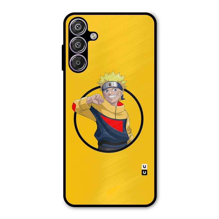 Naruto Sports Art Metal Back Case for Galaxy M15