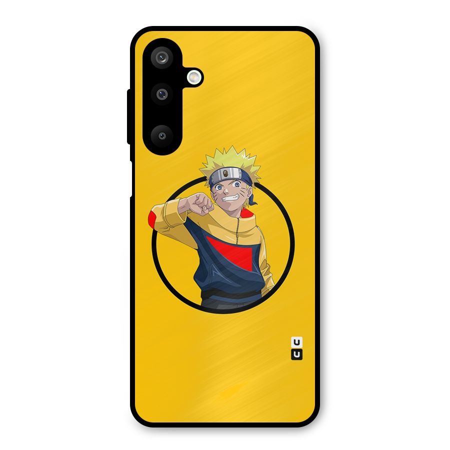 Naruto Sports Art Metal Back Case for Galaxy M16