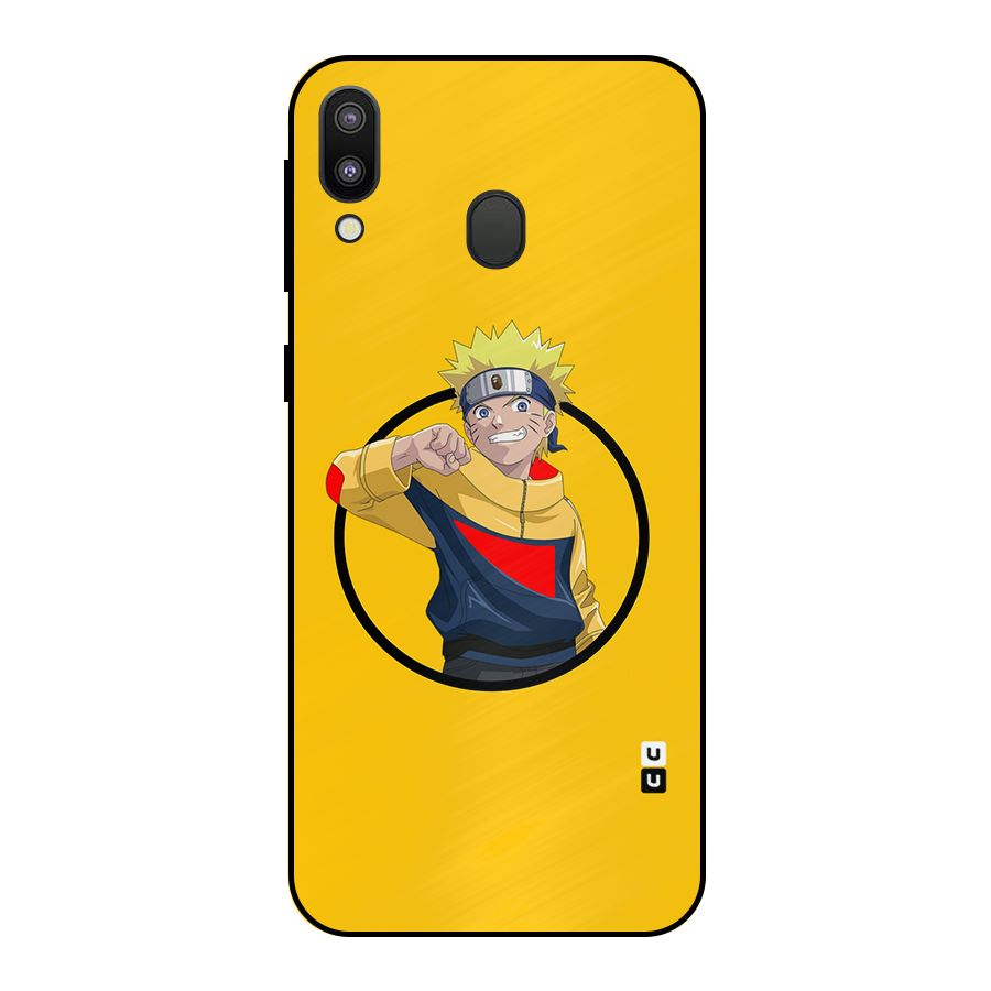 Naruto Sports Art Metal Back Case for Galaxy M20