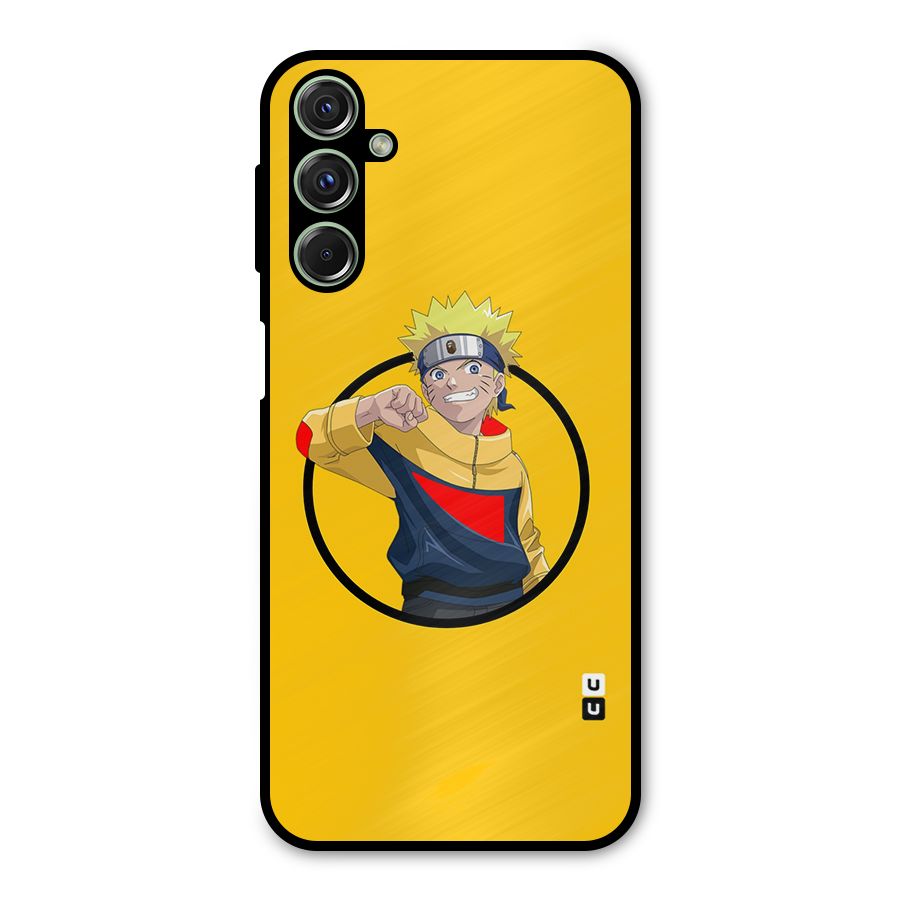 Naruto Sports Art Metal Back Case for Galaxy M34