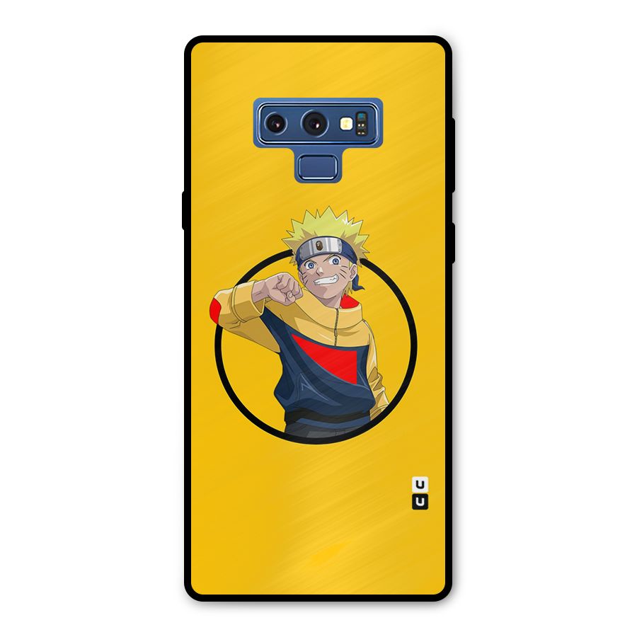 Naruto Sports Art Metal Back Case for Galaxy Note 9