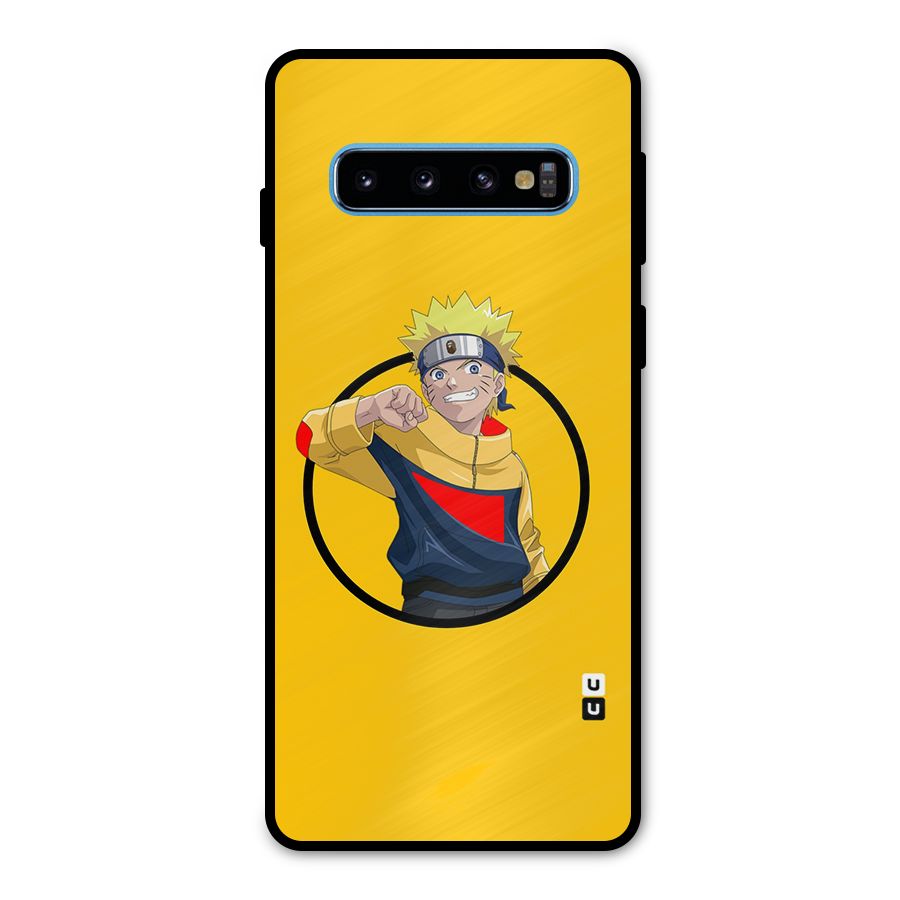 Naruto Sports Art Metal Back Case for Galaxy S10