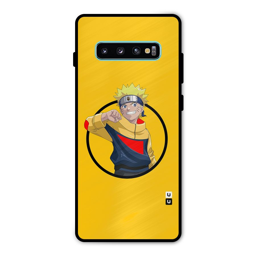 Naruto Sports Art Metal Back Case for Galaxy S10 Plus