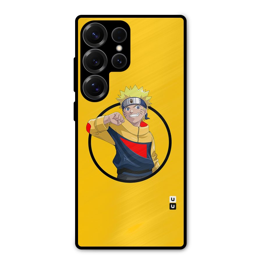 Naruto Sports Art Metal Back Case for Galaxy S25 Ultra