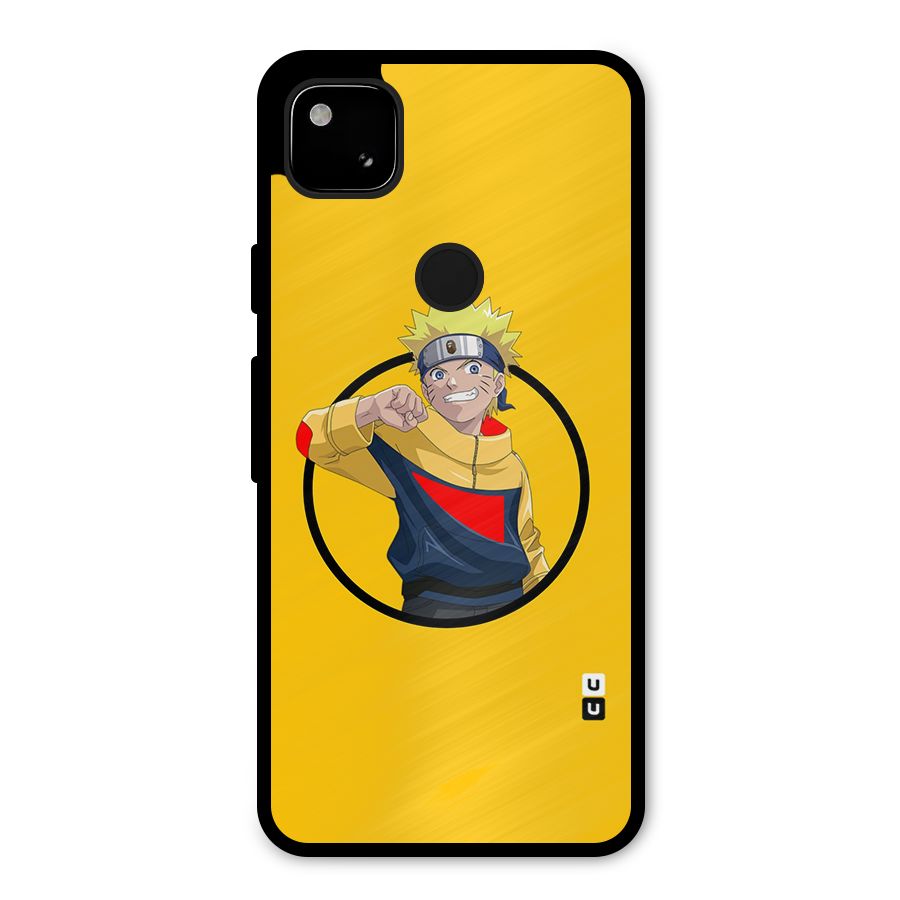 Naruto Sports Art Metal Back Case for Google Pixel 4a