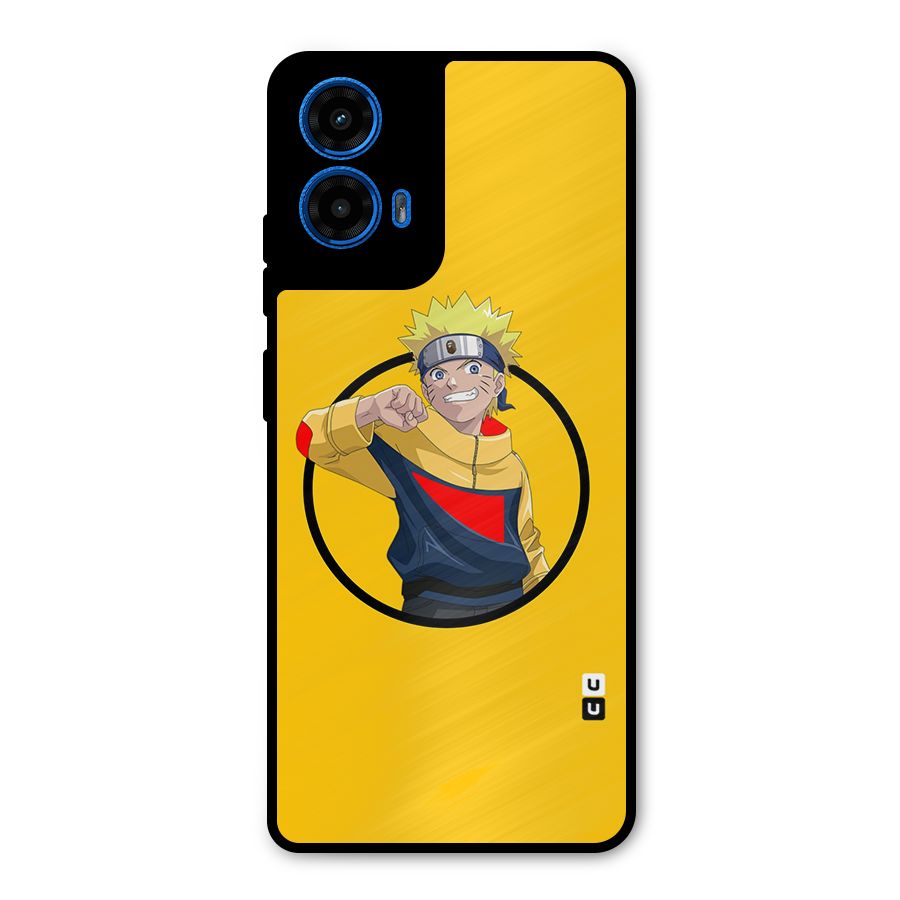 Naruto Sports Art Metal Back Case for Moto G45
