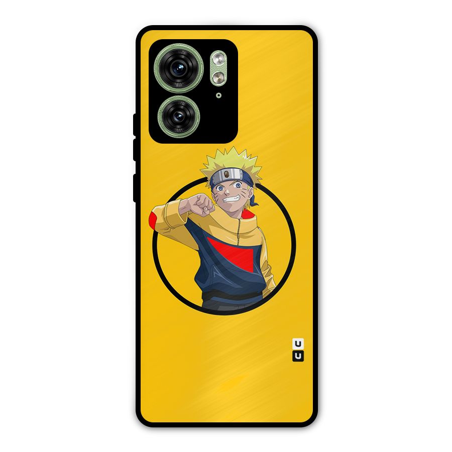 Naruto Sports Art Metal Back Case for Motorola Edge 40 5G