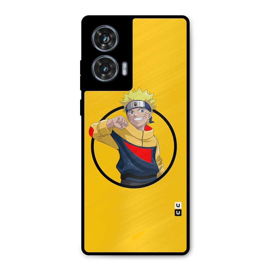 Naruto Sports Art Metal Back Case for Motorola Edge 50 Fusion