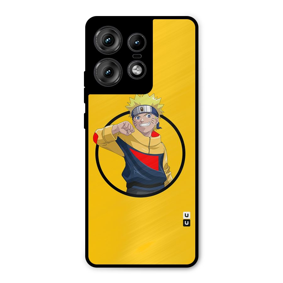 Naruto Sports Art Metal Back Case for Motorola Edge 50 Pro