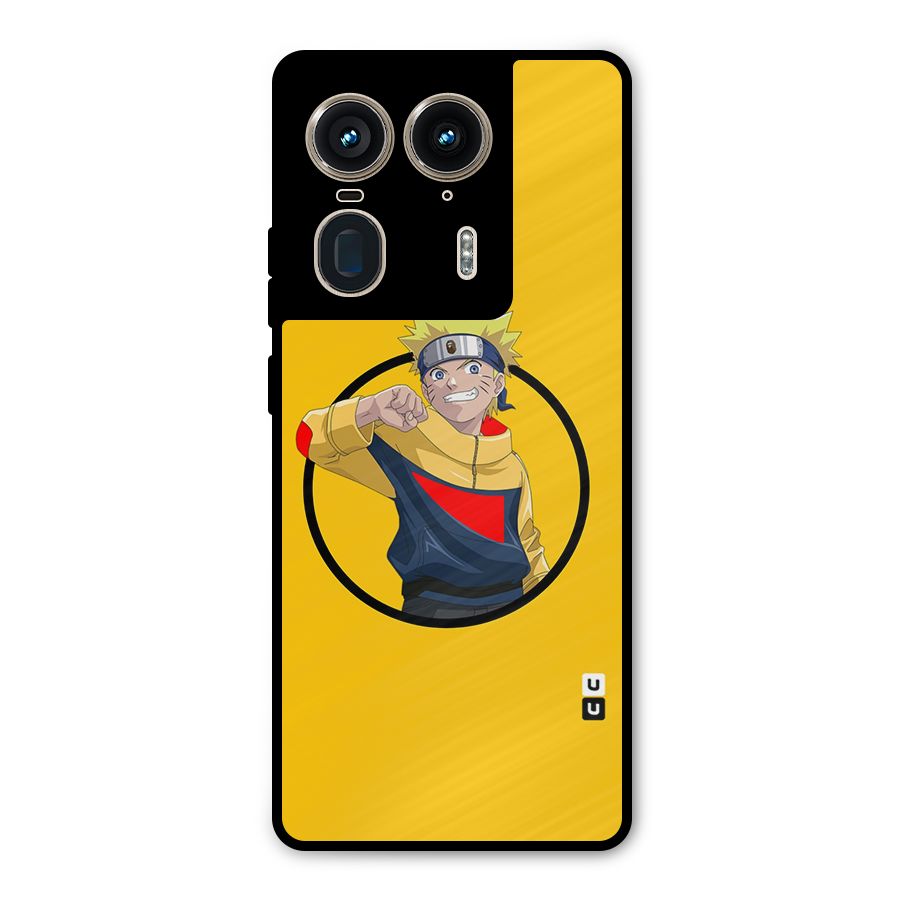 Naruto Sports Art Metal Back Case for Motorola Edge 50 Ultra