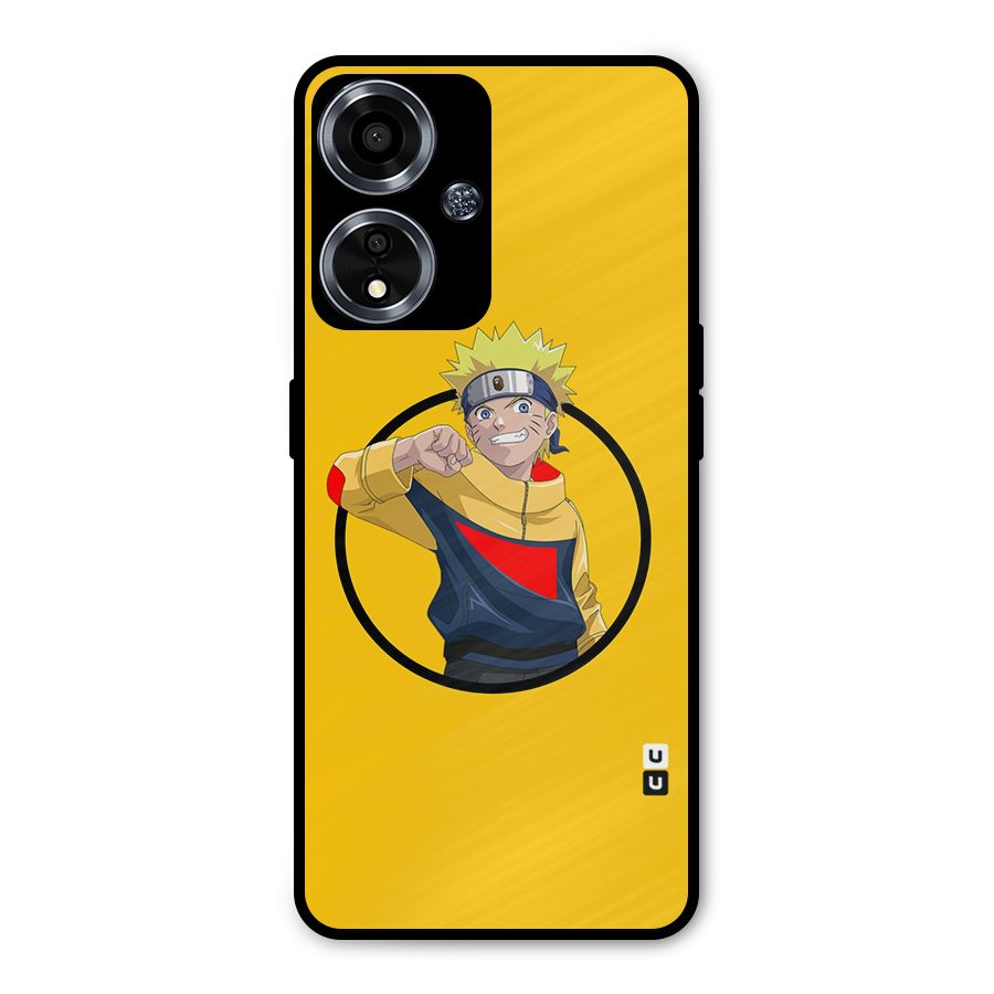Naruto Sports Art Metal Back Case for Oppo A59