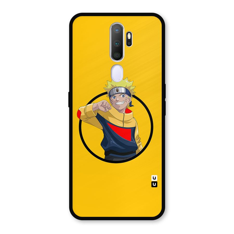 Naruto Sports Art Metal Back Case for Oppo A9 (2020)
