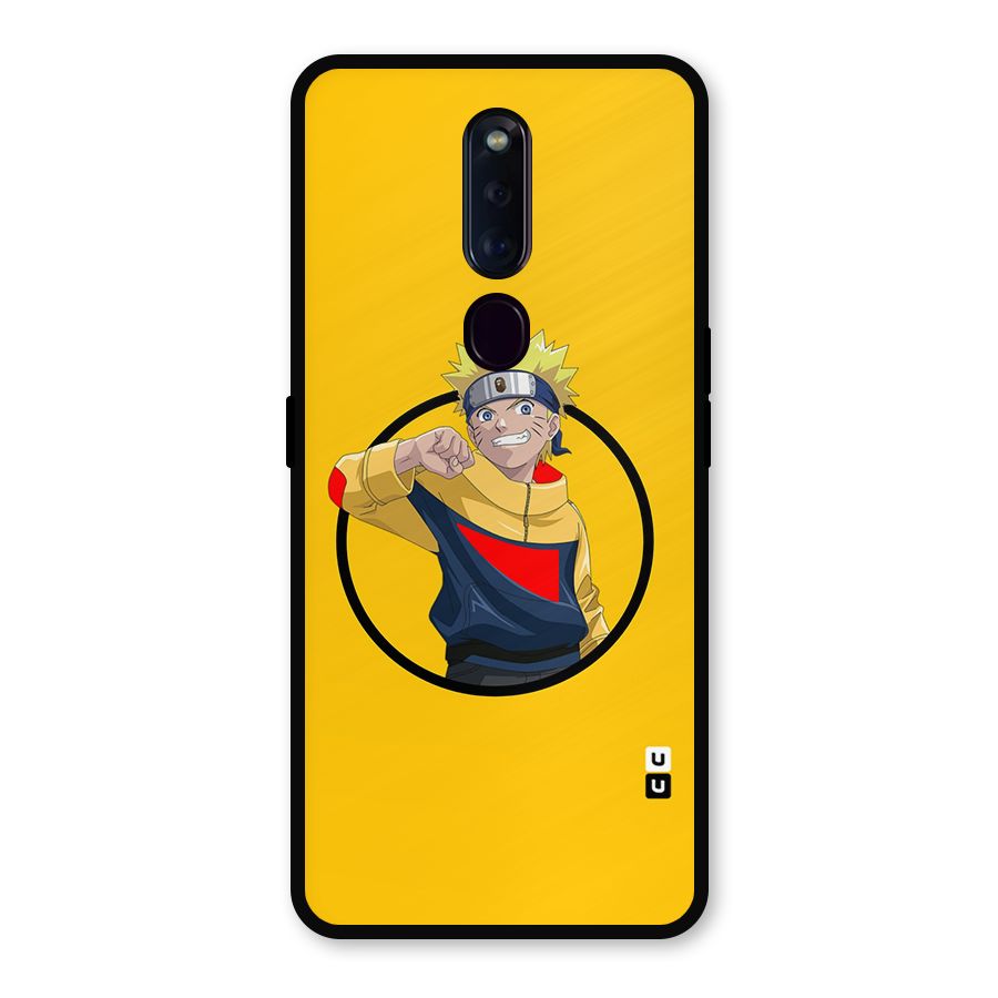 Naruto Sports Art Metal Back Case for Oppo F11 Pro
