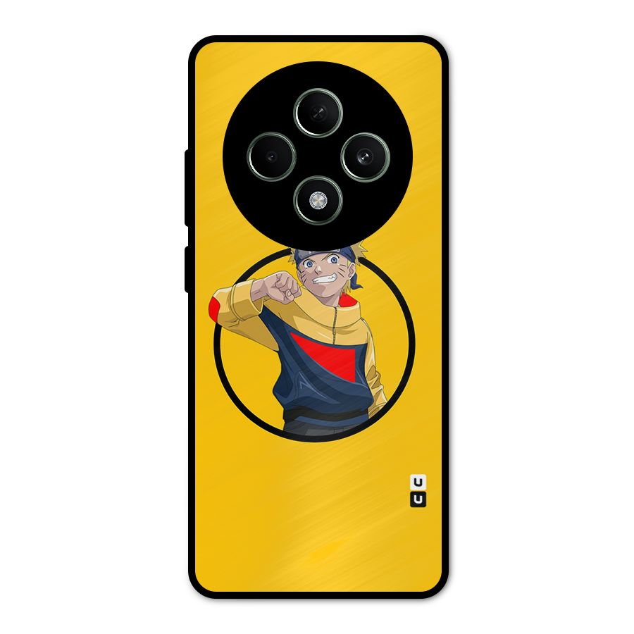 Naruto Sports Art Metal Back Case for Oppo F27