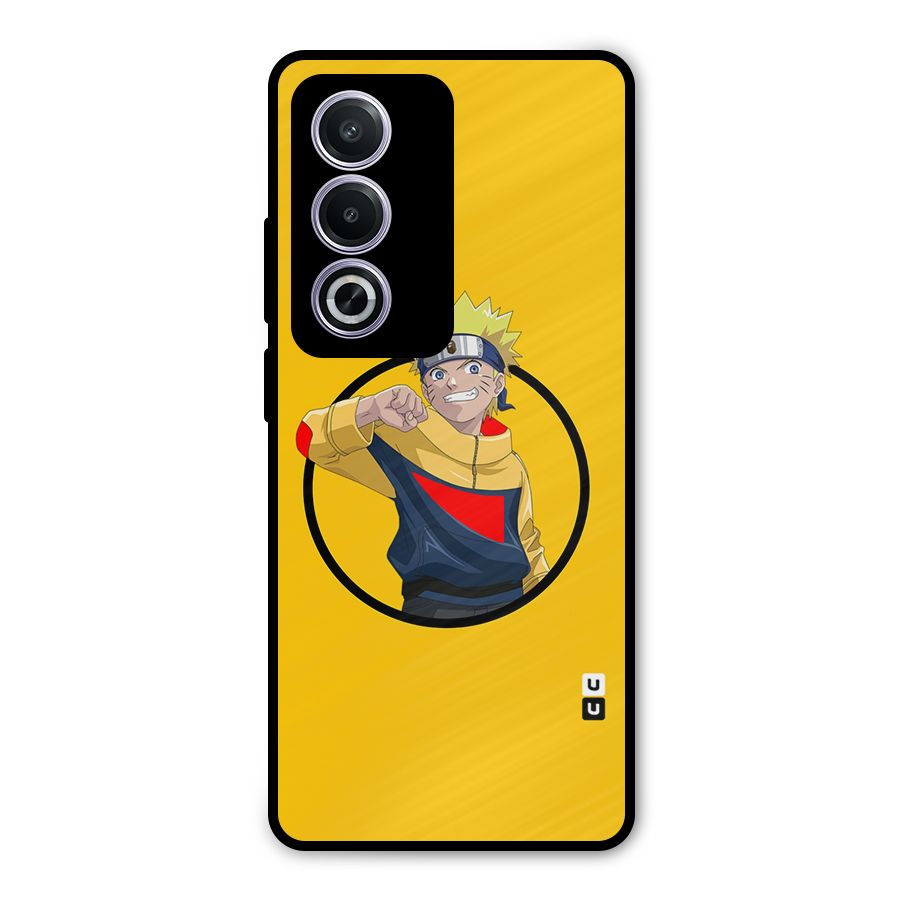Naruto Sports Art Metal Back Case for Oppo K12x