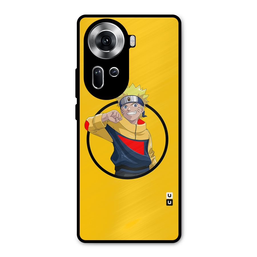 Naruto Sports Art Metal Back Case for Oppo Reno11 5G
