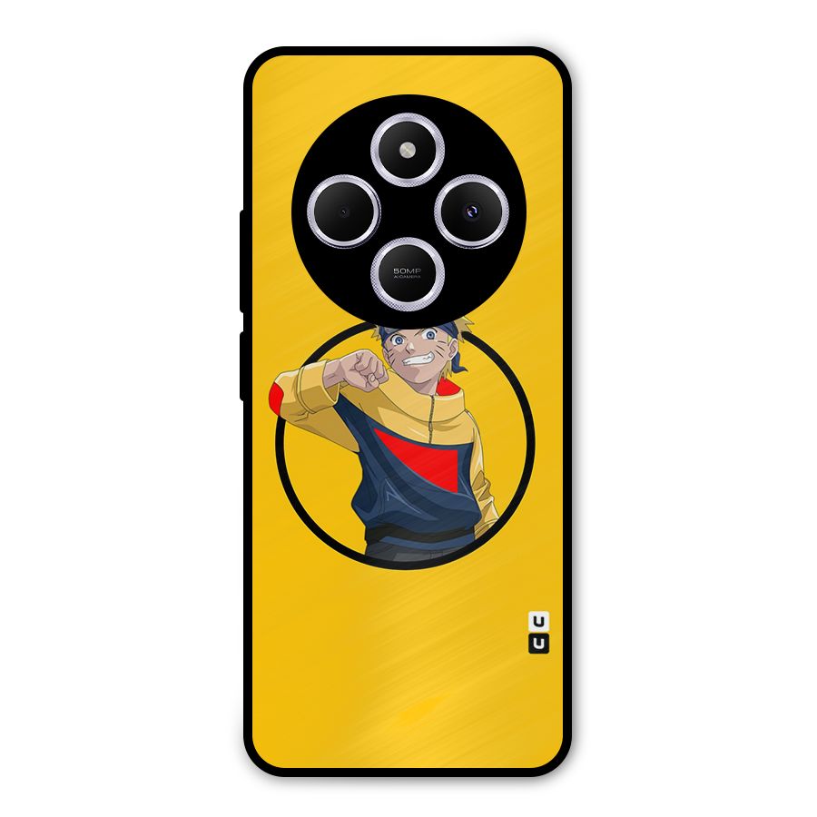 Naruto Sports Art Metal Back Case for Poco C75 5G