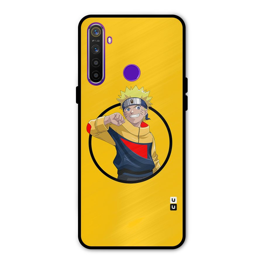 Naruto Sports Art Metal Back Case for Realme 5i