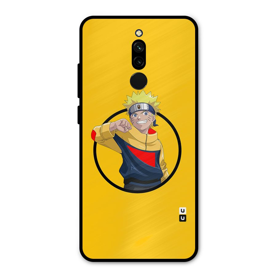 Naruto Sports Art Metal Back Case for Redmi 8