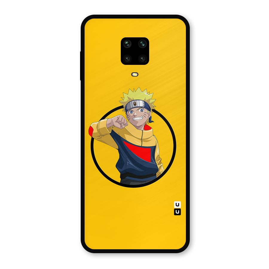 Naruto Sports Art Metal Back Case for Redmi Note 9 Pro