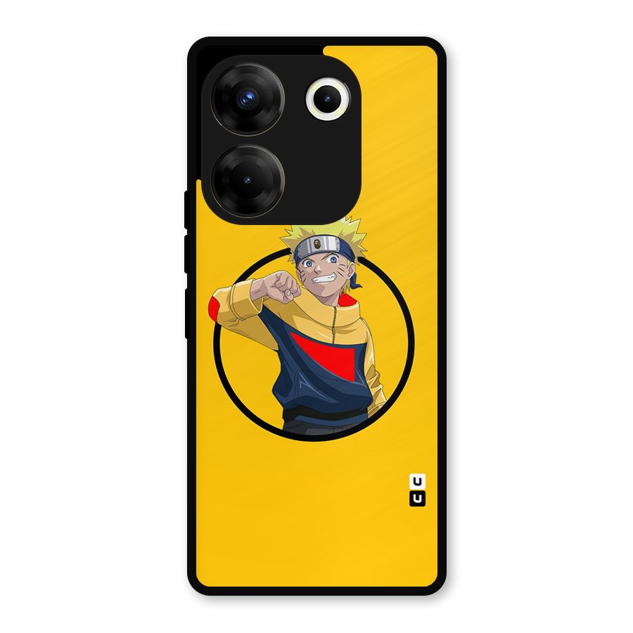 Naruto Sports Art Metal Back Case for Tecno Camon 20