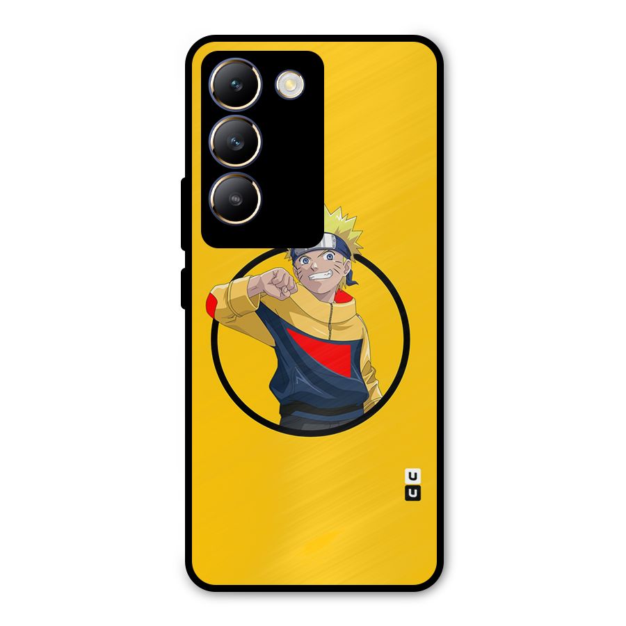 Naruto Sports Art Metal Back Case for Vivo T3 5G