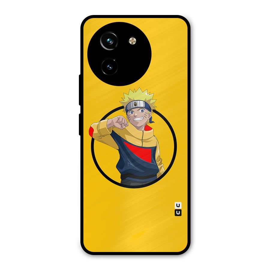 Naruto Sports Art Metal Back Case for Vivo T3x