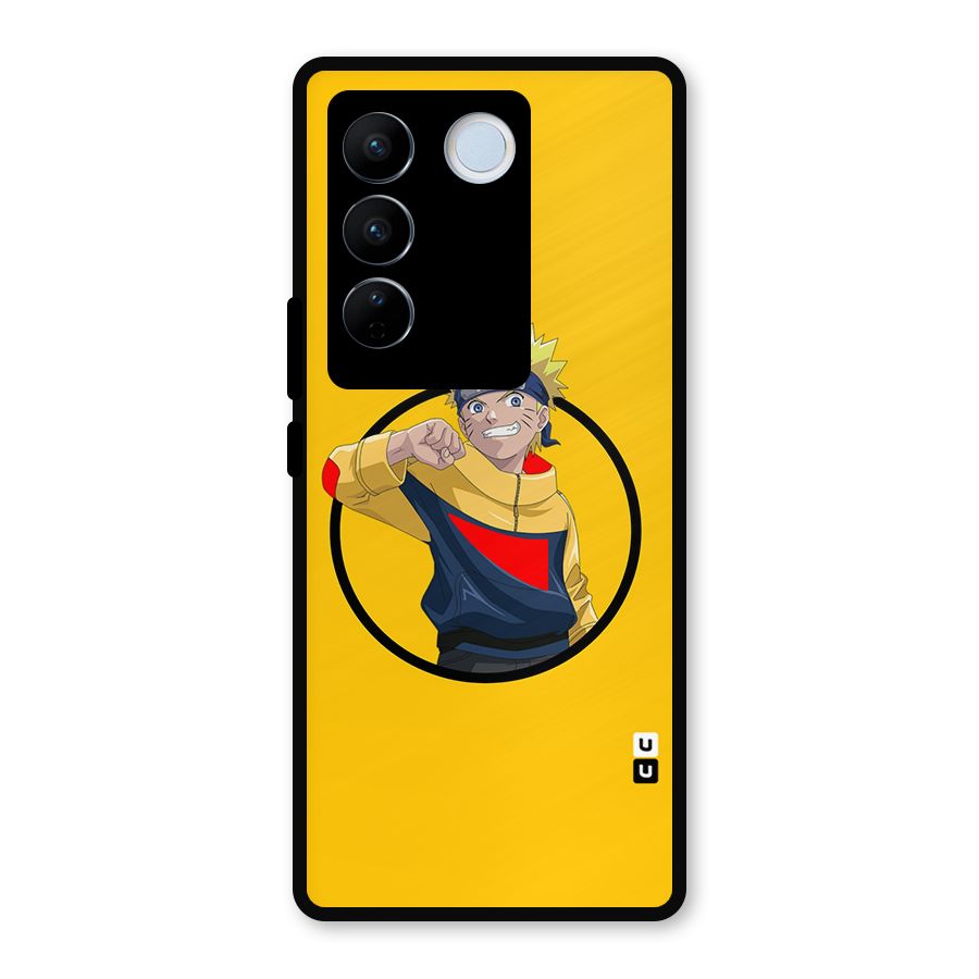 Naruto Sports Art Metal Back Case for Vivo V27