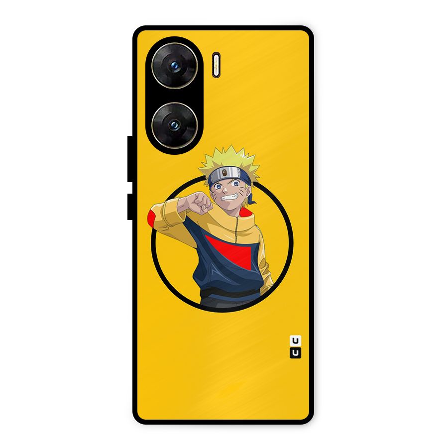Naruto Sports Art Metal Back Case for Vivo V29e