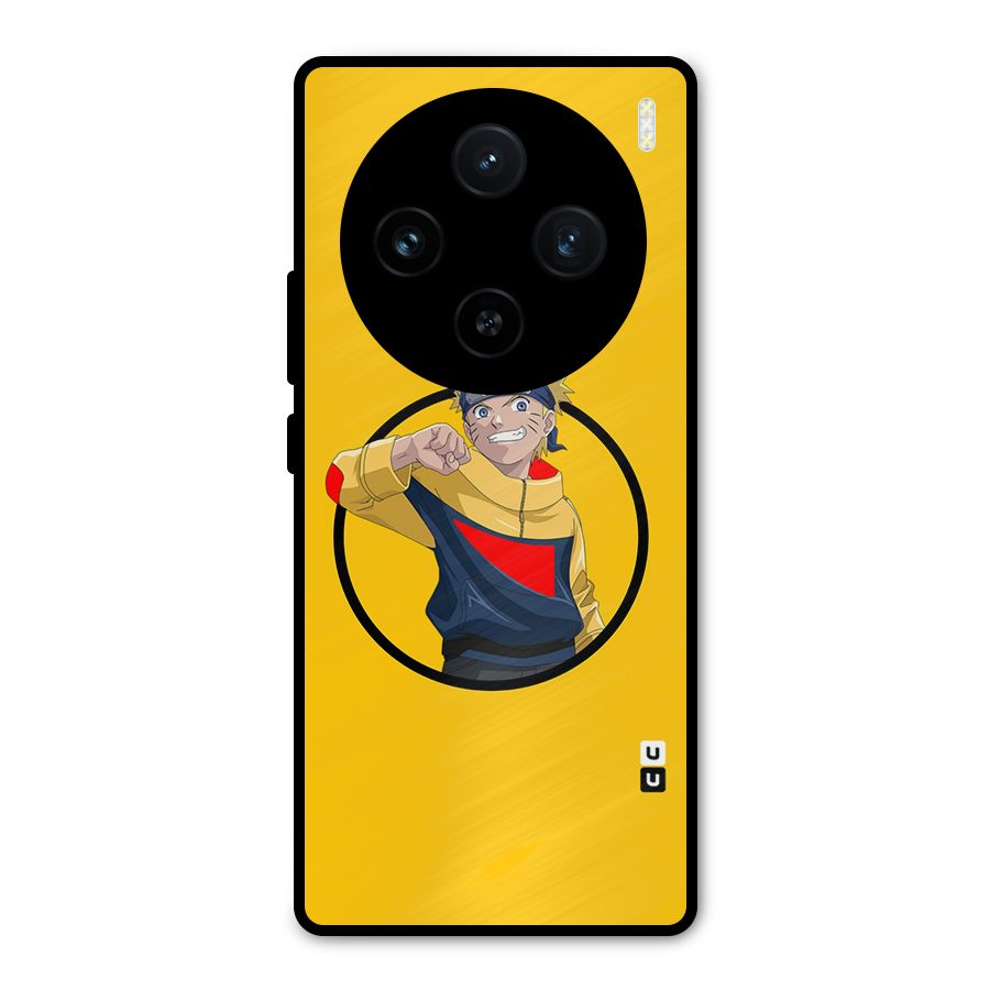 Naruto Sports Art Metal Back Case for Vivo X100