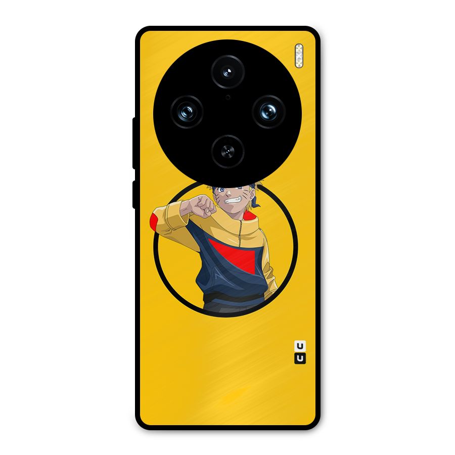 Naruto Sports Art Metal Back Case for Vivo X100 Pro