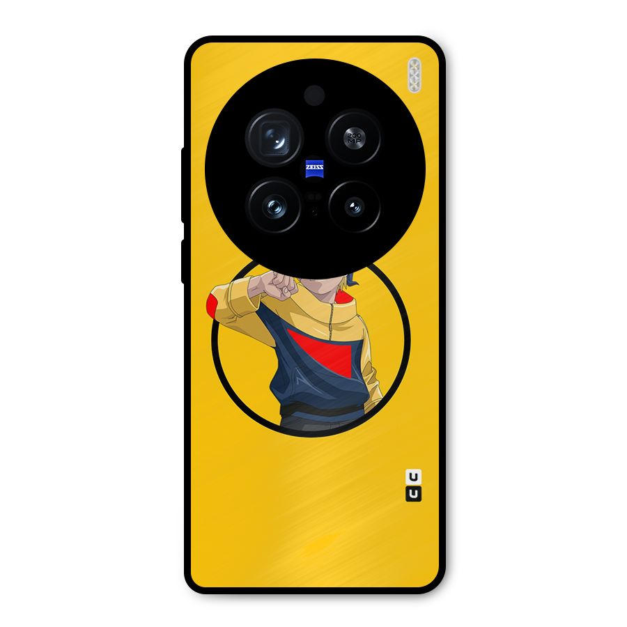 Naruto Sports Art Metal Back Case for Vivo X200 Pro